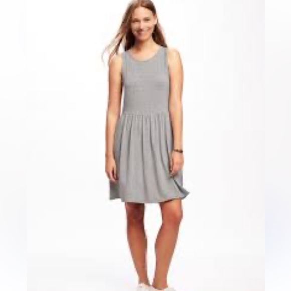 Old Navy Jersey Knit Fit & Flare Dress - Picture 1 of 5